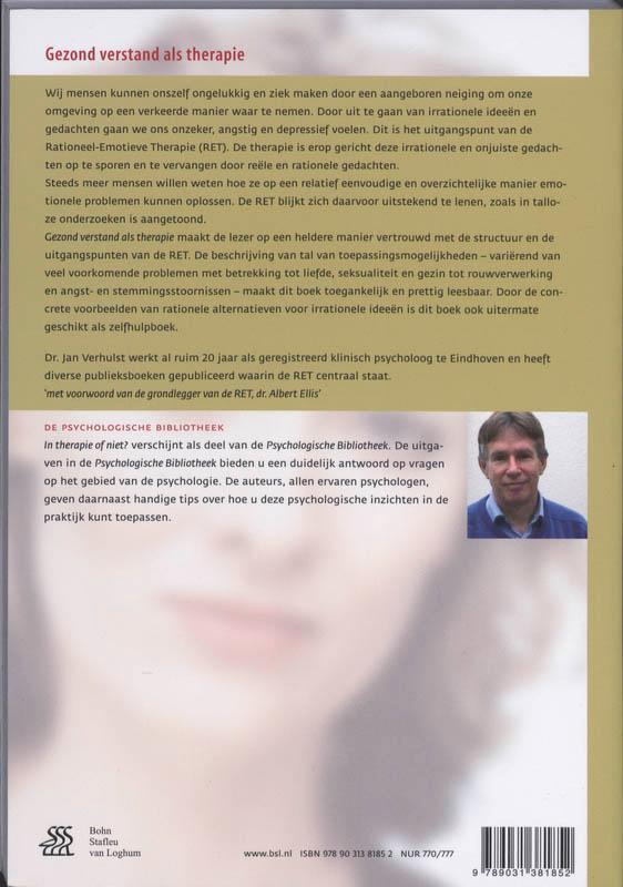 Weitere Ansicht: Gezond verstand als therapie | J. Verhulst