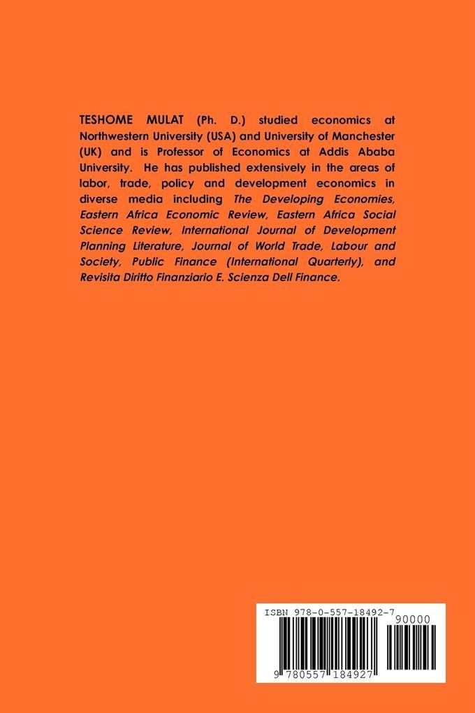 Weitere Ansicht: The Economics of the Invisible Global Good-Governance Government and the Aid-Dependent Economy | Teshome Mulat