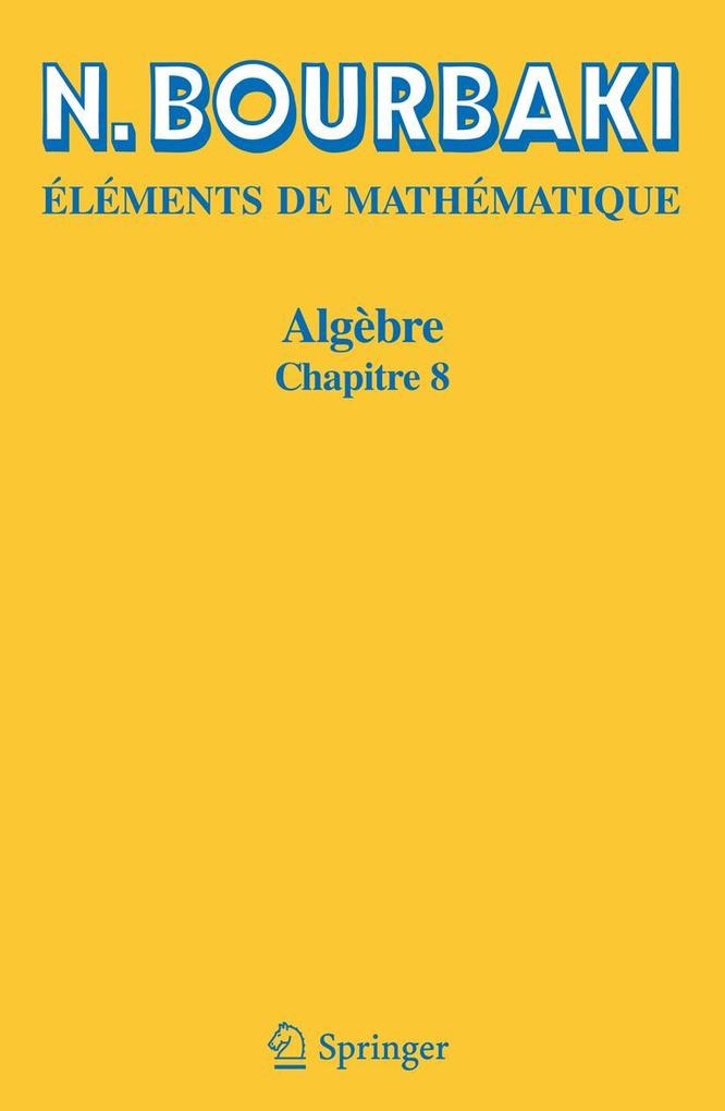 Produktbild: Algèbre | N. Bourbaki