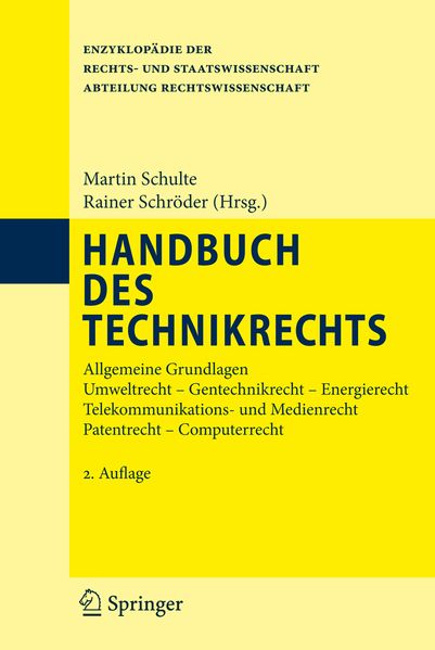Produktbild: Handbuch des Technikrechts