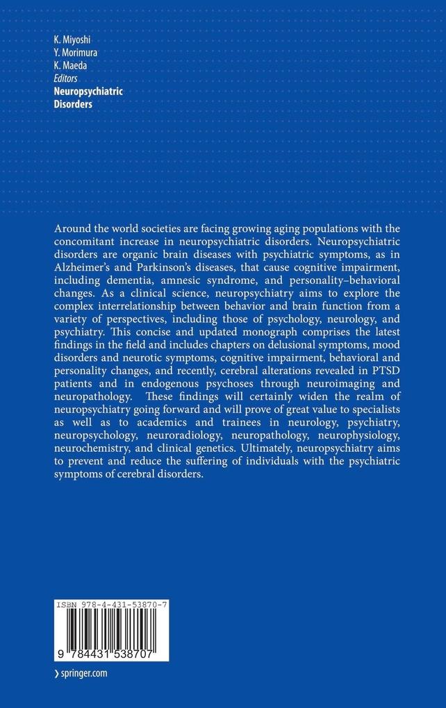 Weitere Ansicht: Neuropsychiatric Disorders