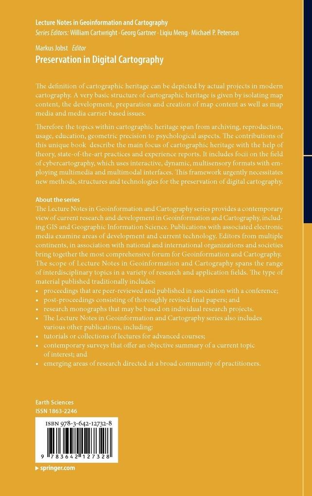 Weitere Ansicht: Preservation in Digital Cartography