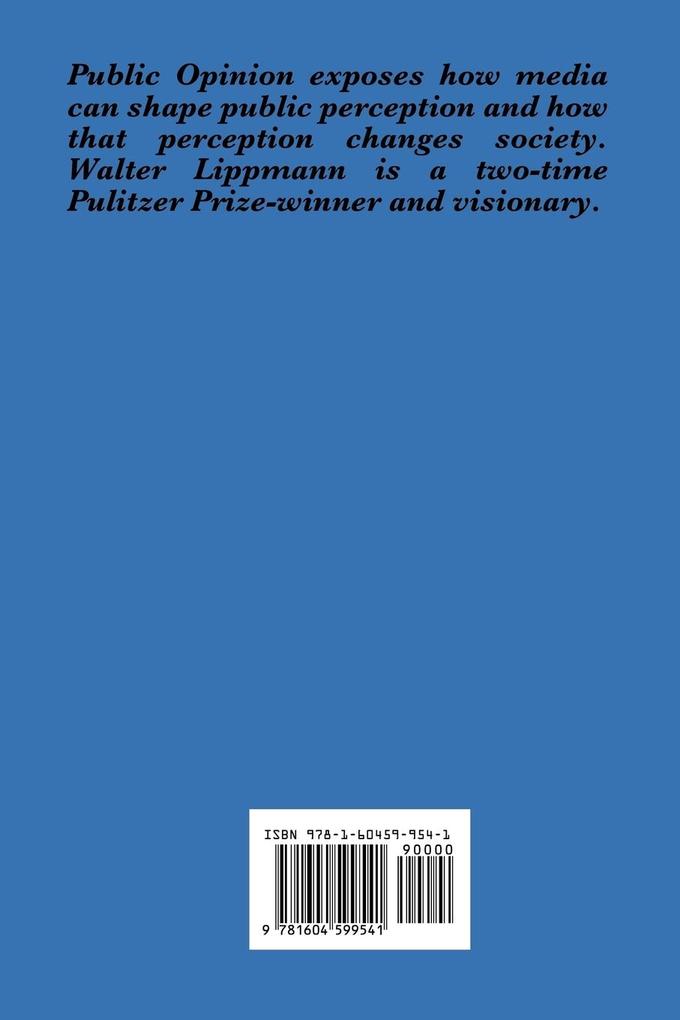 Weitere Ansicht: Public Opinion by Walter Lippmann | Walter Lippmann