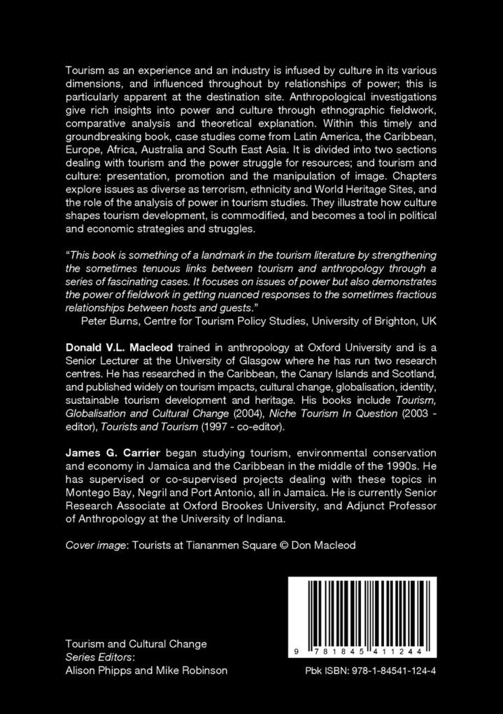 Weitere Ansicht: Tourism, Power and Culture