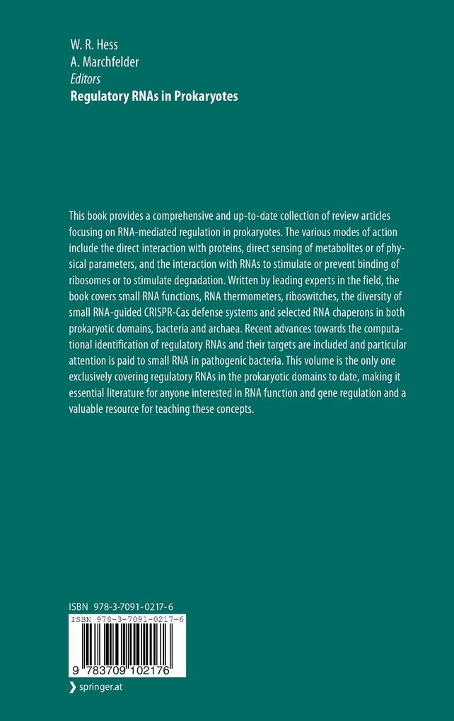 Weitere Ansicht: Regulatory RNAs in Prokaryotes