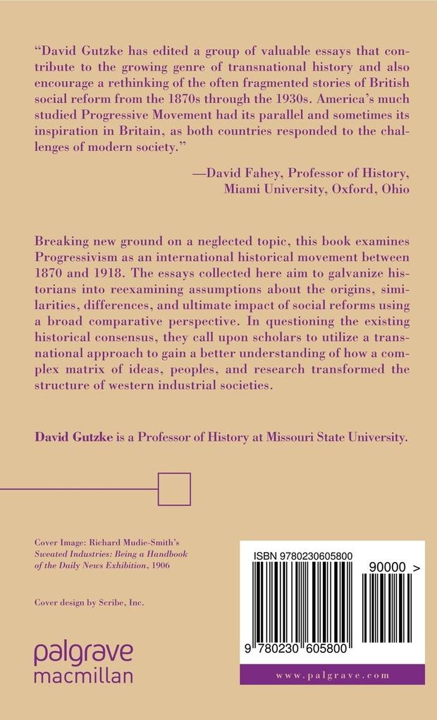 Weitere Ansicht: Britain and Transnational Progressivism | D. Gutzke