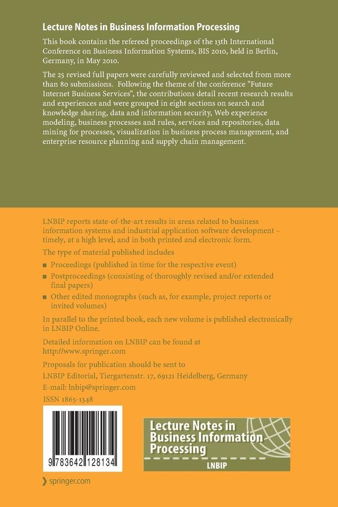 Weitere Ansicht: Business Information Systems