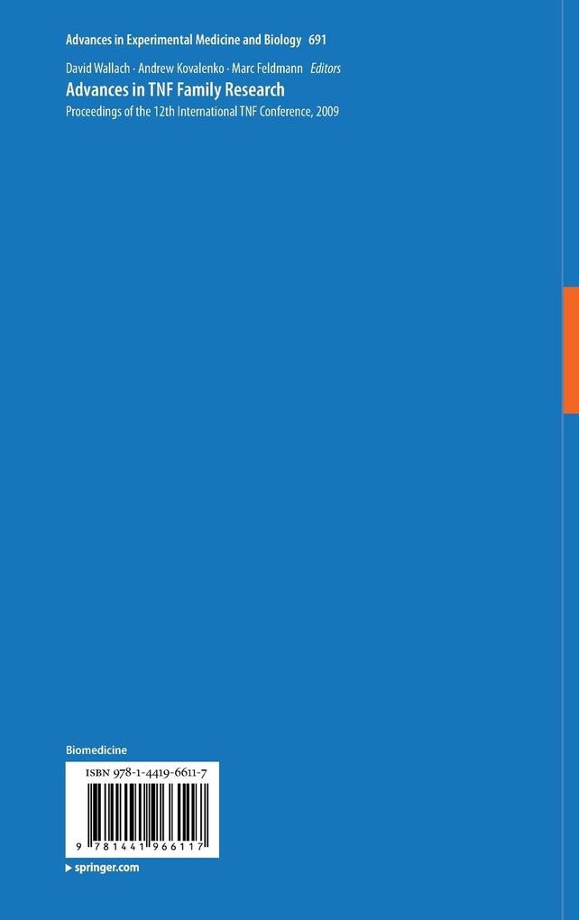 Weitere Ansicht: Advances in TNF Family Research