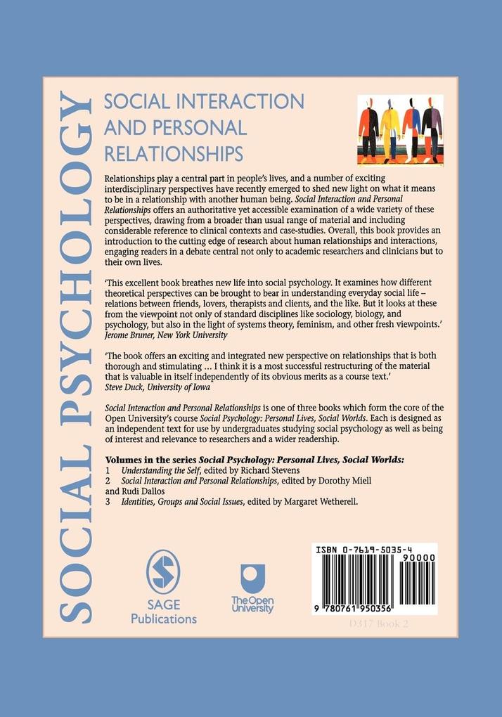 Weitere Ansicht: Social Interaction and Personal Relationships