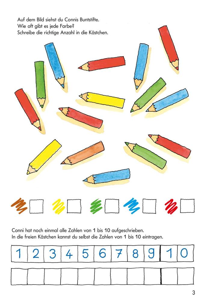 Weitere Ansicht: Conni Gelbe Reihe (Beschäftigungsbuch): Conni Erstes Rechnen (Neues Cover) | Hanna Sörensen