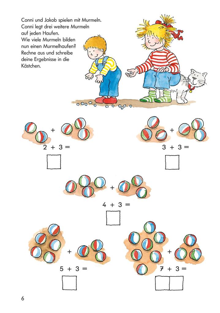 Weitere Ansicht: Conni Gelbe Reihe (Beschäftigungsbuch): Conni Erstes Rechnen (Neues Cover) | Hanna Sörensen