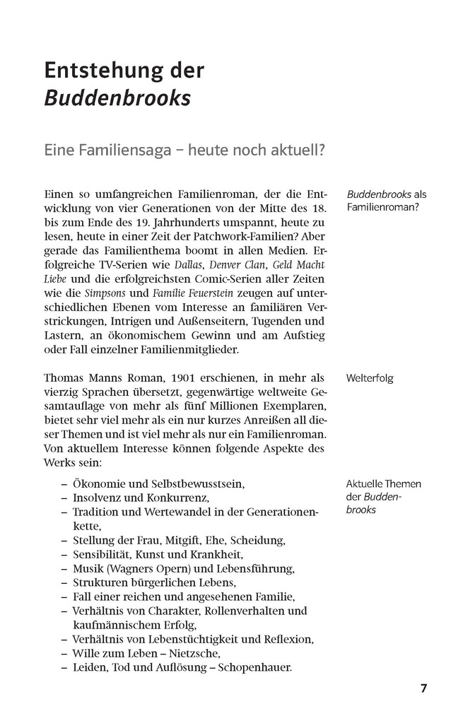 Weitere Ansicht: Lektürehilfen Thomas Mann "Buddenbrooks" | Solvejg Müller