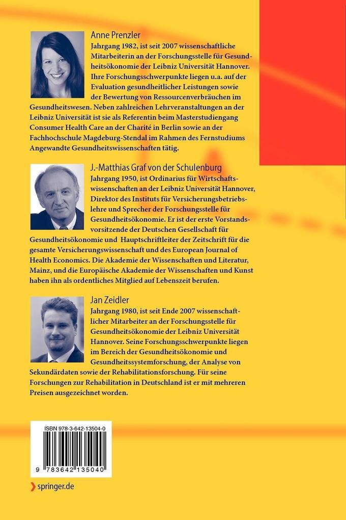 Weitere Ansicht: Übungen zu Public Health und Gesundheitsökonomie | Anne Prenzler, J. -Matthias Graf von der Schulenburg, Jan Zeidler, Johann-Matthias Graf von der Schulenburg