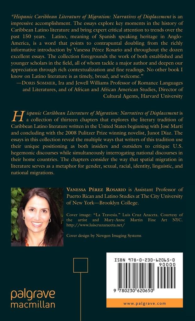 Weitere Ansicht: Hispanic Caribbean Literature of Migration
