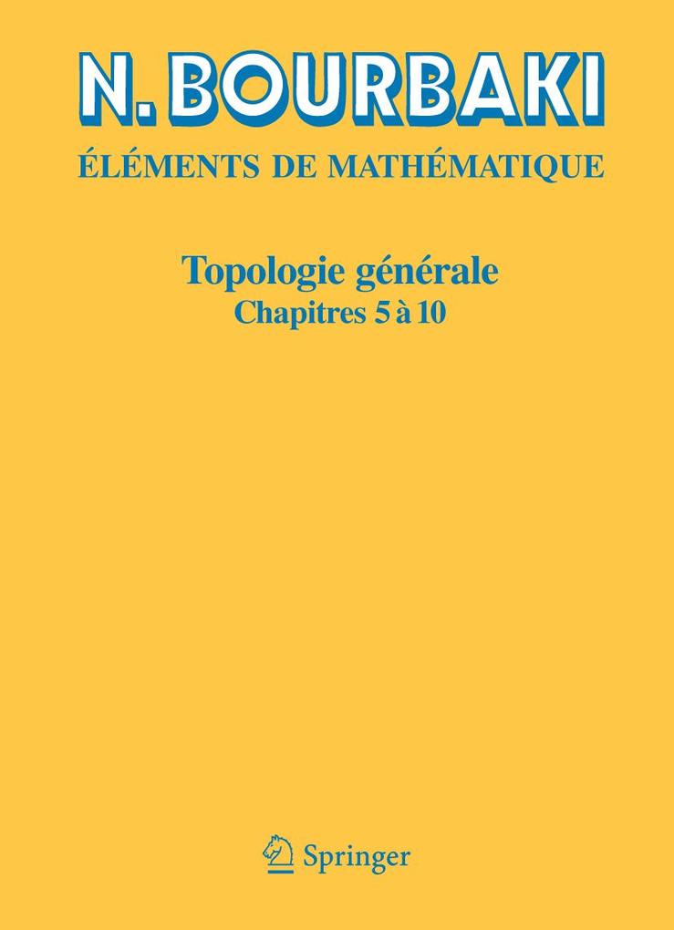 Produktbild: Topologie générale | N. Bourbaki