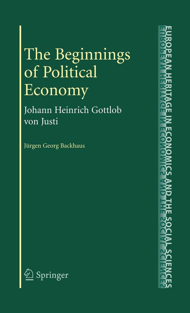 Produktbild: The Beginnings of Political Economy