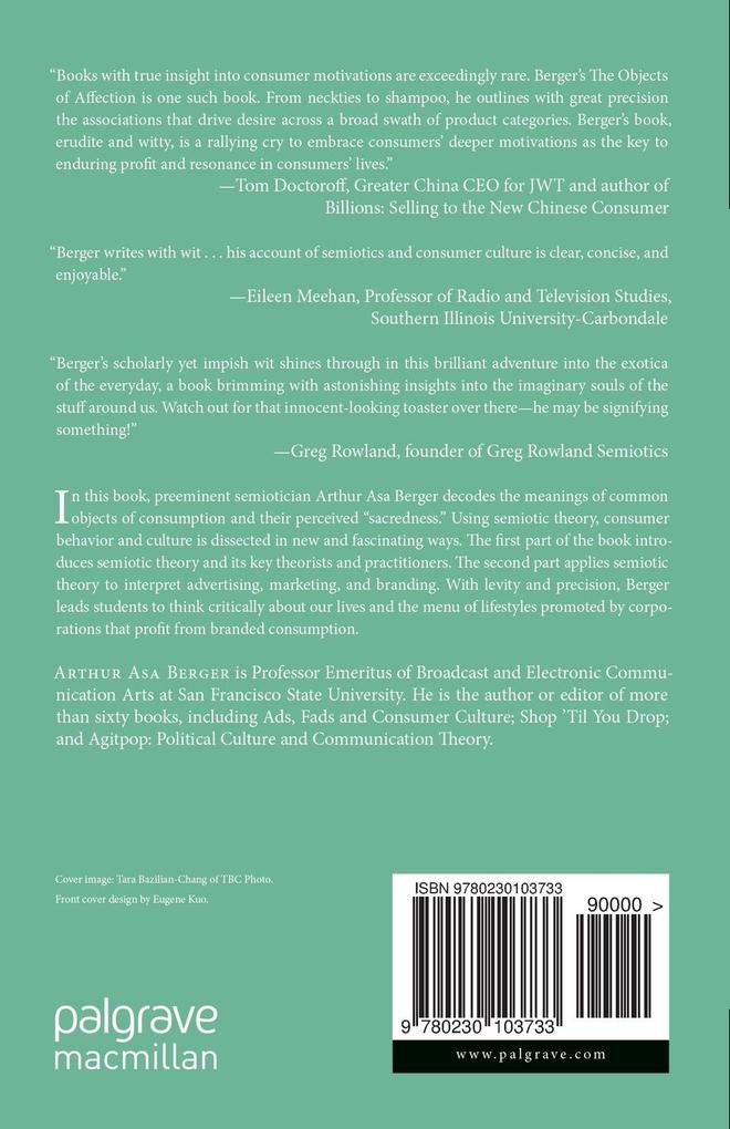 Weitere Ansicht: The Objects of Affection | Arthur A. Berger, A. Berger