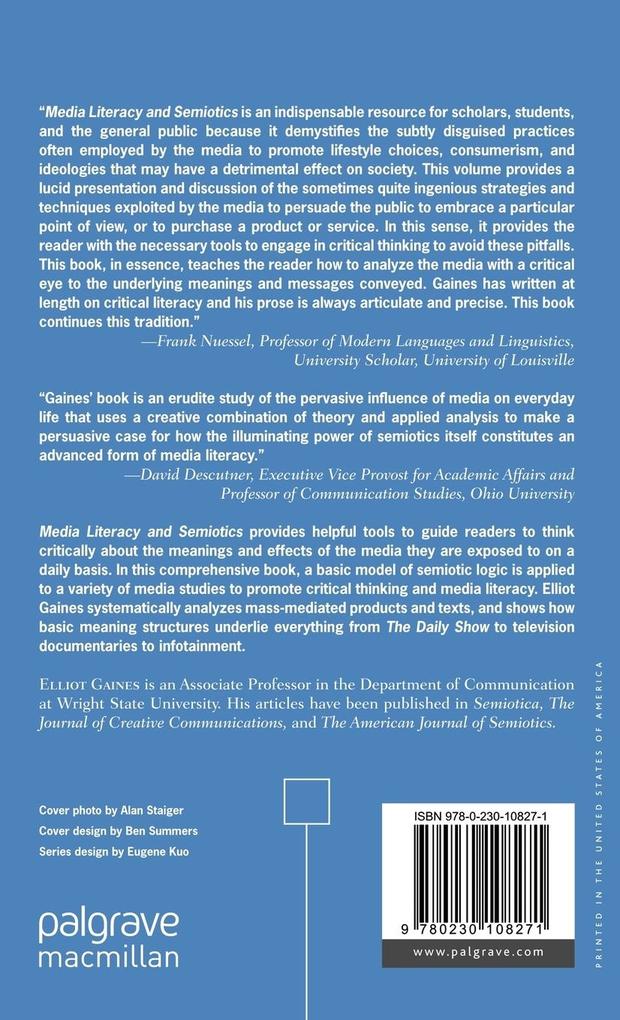 Weitere Ansicht: Media Literacy and Semiotics | E. Gaines