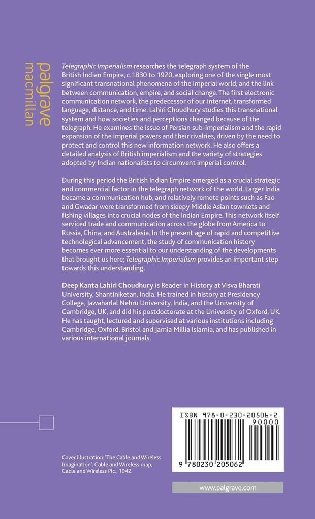 Weitere Ansicht: Telegraphic Imperialism | Kenneth A. Loparo, Deep Kanta Lahiri Choudhury