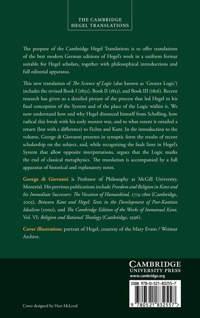 Weitere Ansicht: Georg Wilhelm Friedrich Hegel | Georg Wilhelm Friedrich Hegel
