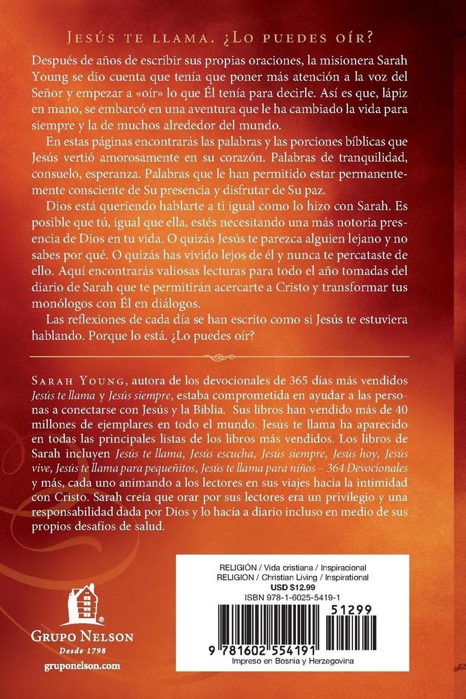 Weitere Ansicht: Jesús Te Llama | Sarah Young