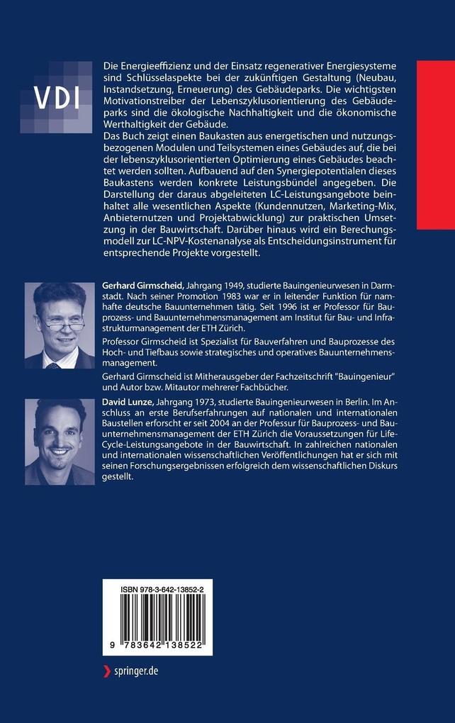 Weitere Ansicht: Nachhaltig optimierte Gebäude | Gerhard Girmscheid, David Lunze