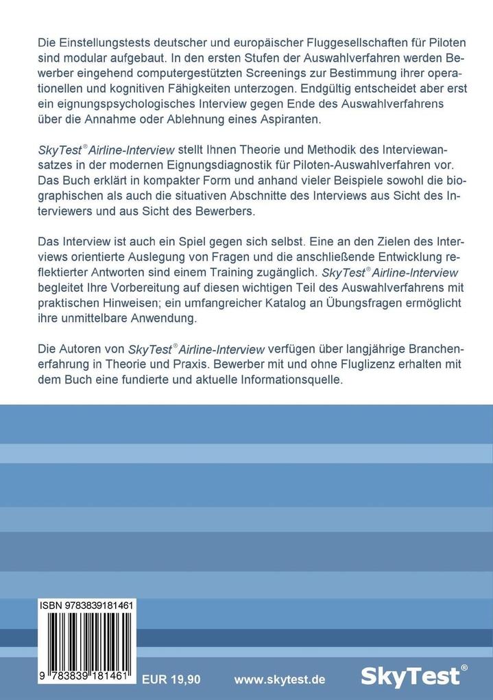 Weitere Ansicht: SkyTest® Airline-Interview | Dennis Dahlenburg, Andreas Gall