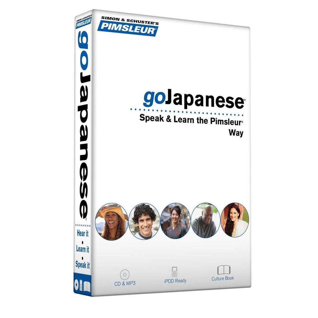 Produktbild: Pimsleur Gojapanese Course - Level 1 Lessons 1-8 CD | Pimsleur