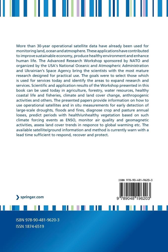 Weitere Ansicht: Use of Satellite and In-Situ Data to Improve Sustainability