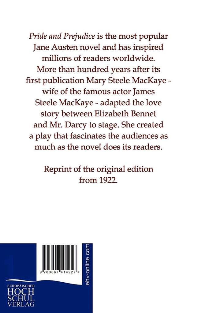 Weitere Ansicht: Pride and Prejudice | Mary Steele MacKaye