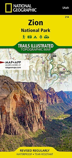 Produktbild: Zion National Park Map | National Geographic Maps - Trails Illustrated