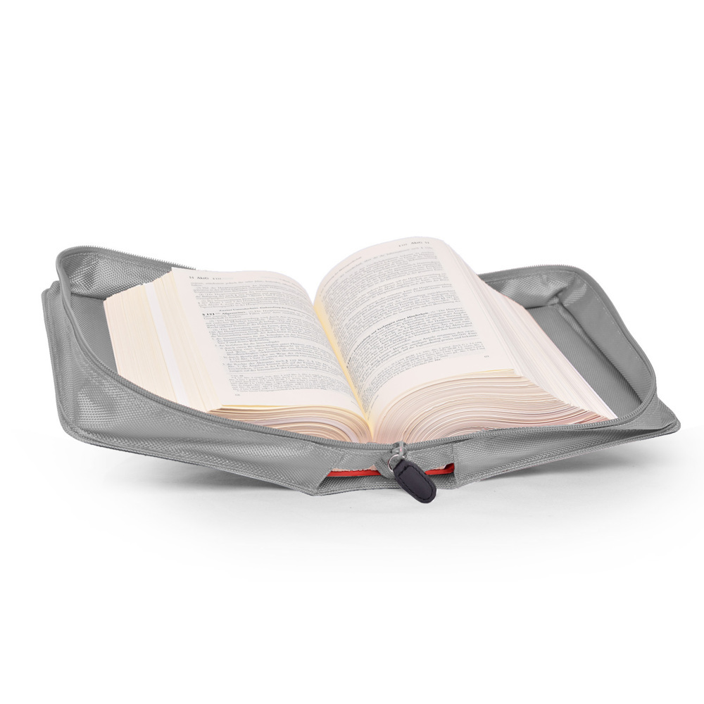 Weitere Ansicht: SchönfelderSkin, (Nylon-Leder) silverstone (steingrau) mit Alu-Buchstütze