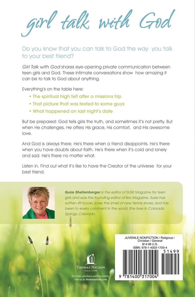 Weitere Ansicht: Girl Talk with God | Susie Shellenberger