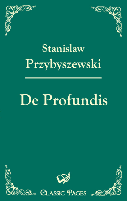 Produktbild: De Profundis | Stanislaw Przybyszewski