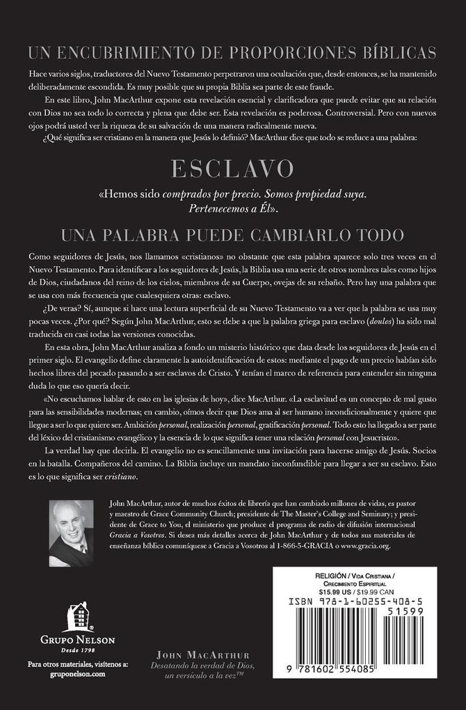 Weitere Ansicht: El Esclavo | John F MacArthur