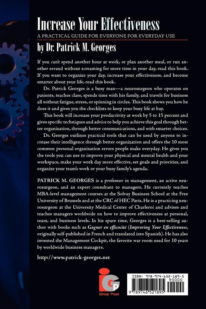 Weitere Ansicht: Increase Your Effectiveness | Patrick M. Georges