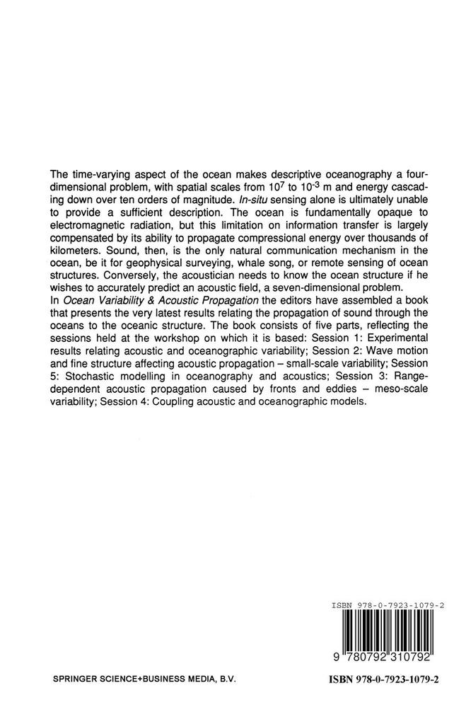 Weitere Ansicht: Ocean Variability & Acoustic Propagation | John Potter, Ocean Variability and Acoustic Propagation Workshop 1990