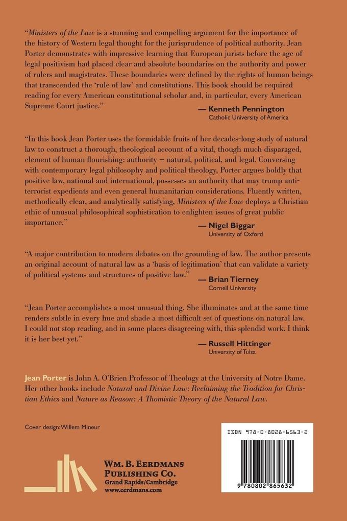 Weitere Ansicht: Ministers of the Law | Jean Porter