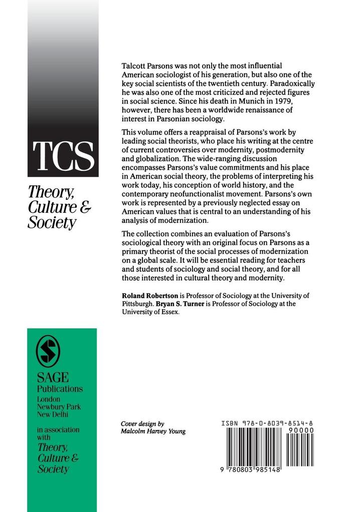 Weitere Ansicht: Talcott Parsons