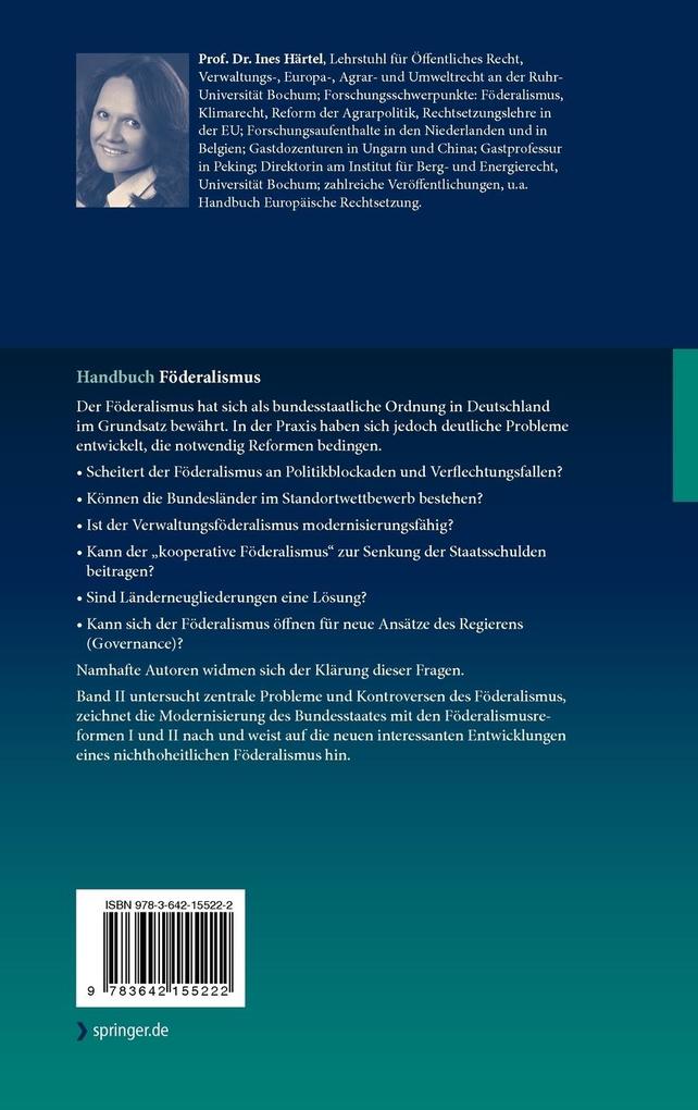 Weitere Ansicht: Handbuch Föderalismus - Föderalismus als demokratische Rechtsordnung und Rechtskultur in Deutschland, Europa und der Welt