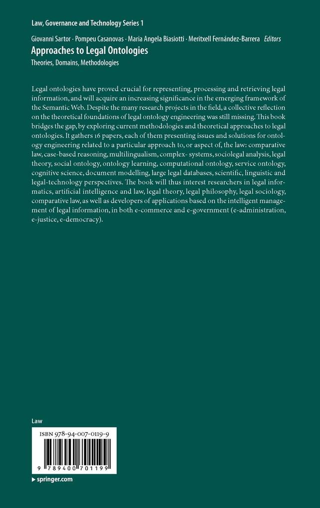 Weitere Ansicht: Approaches to Legal Ontologies