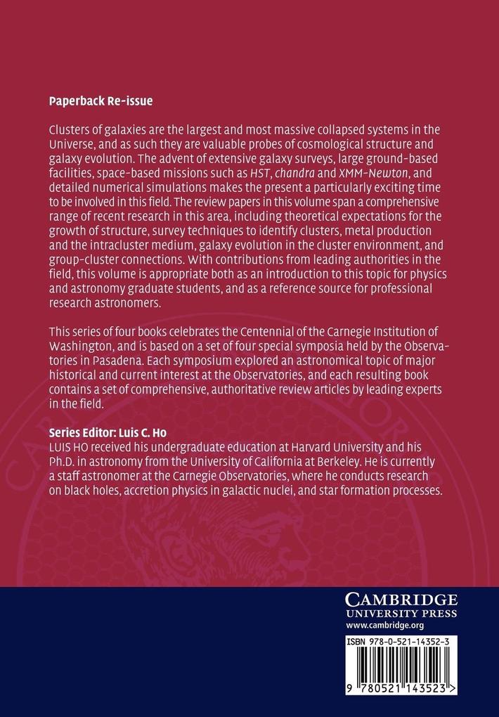 Weitere Ansicht: Clusters of Galaxies