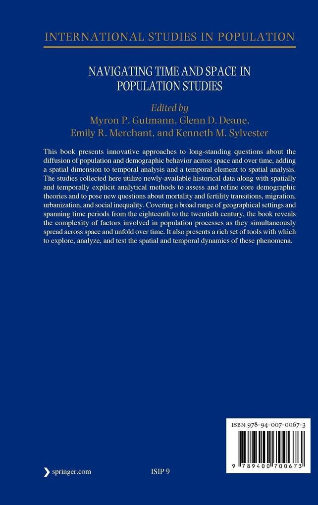 Weitere Ansicht: Navigating Time and Space in Population Studies