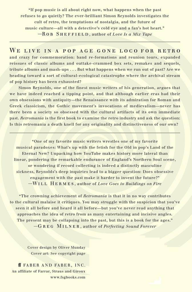 Weitere Ansicht: Retromania | Simon Reynolds