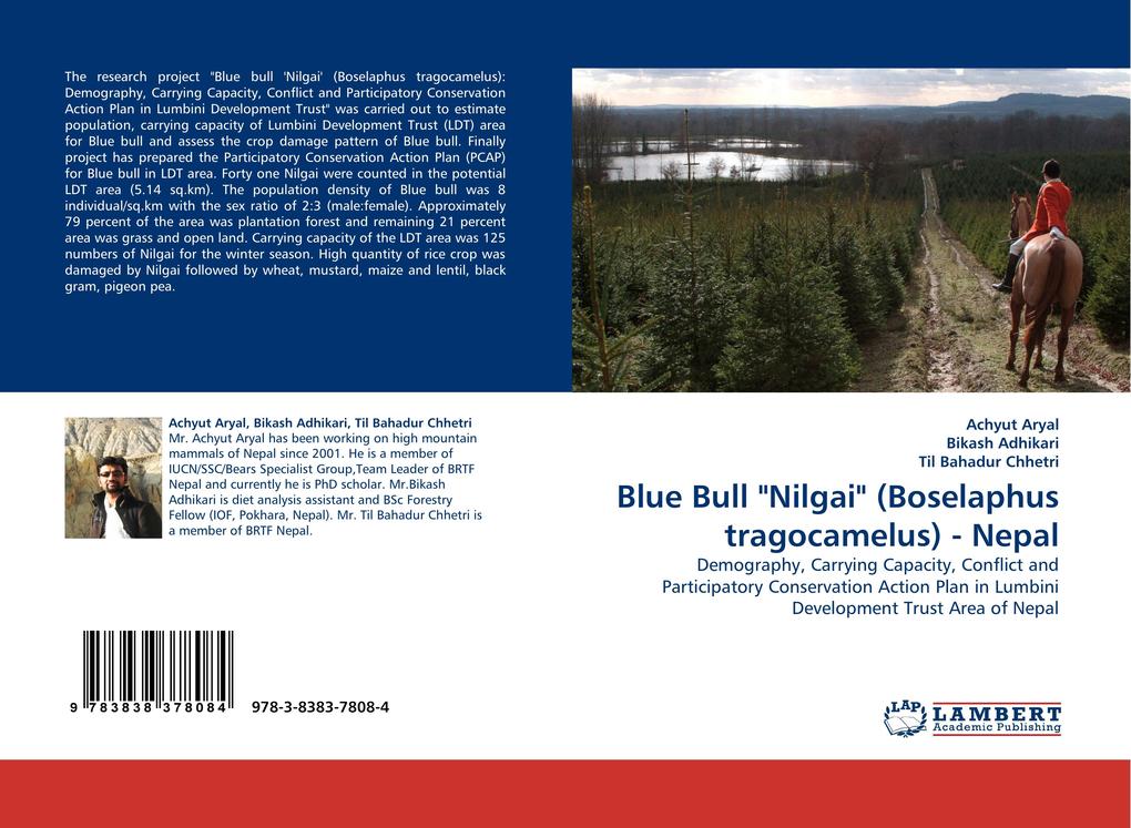 Blue Bull "Nilgai" (Boselaphus tragocamelus) - Nepal als Buch (kartoniert)