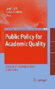 Produktbild: Public Policy for Academic Quality
