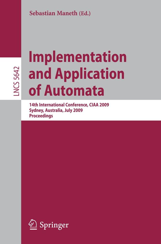 Implementation and Application of Automata als eBook pdf