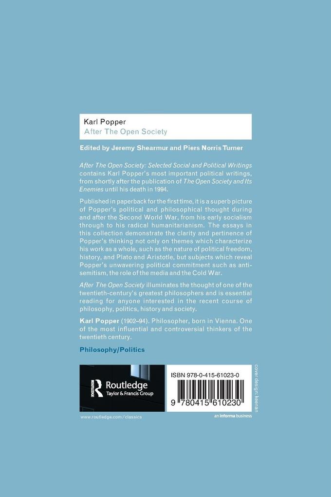 Weitere Ansicht: After The Open Society | Karl Popper