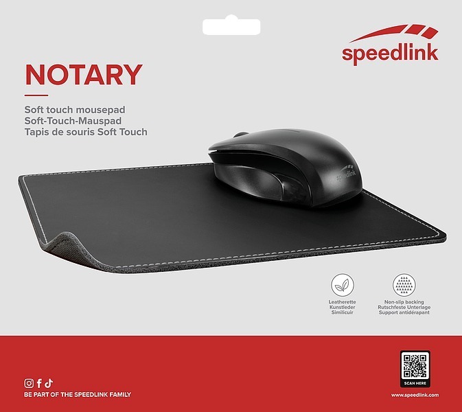 Weitere Ansicht: SPEEDLINK NOTARY Soft Touch Mousepad, black