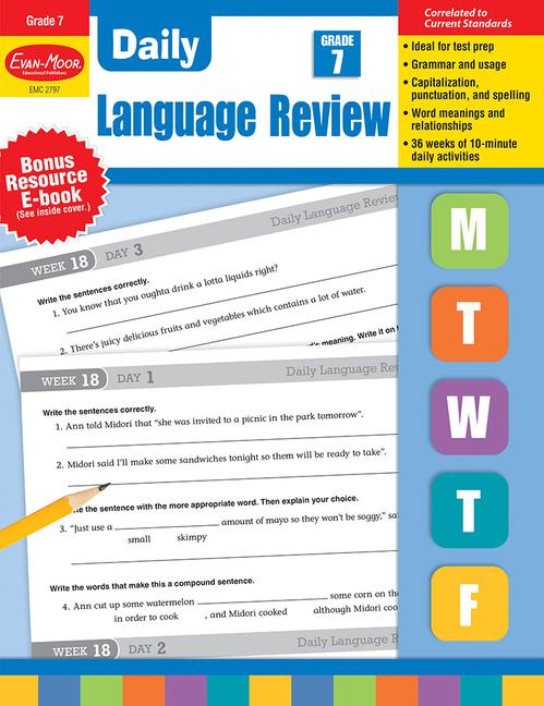 Daily Language Review, Grade 7 Te als Taschenbuch